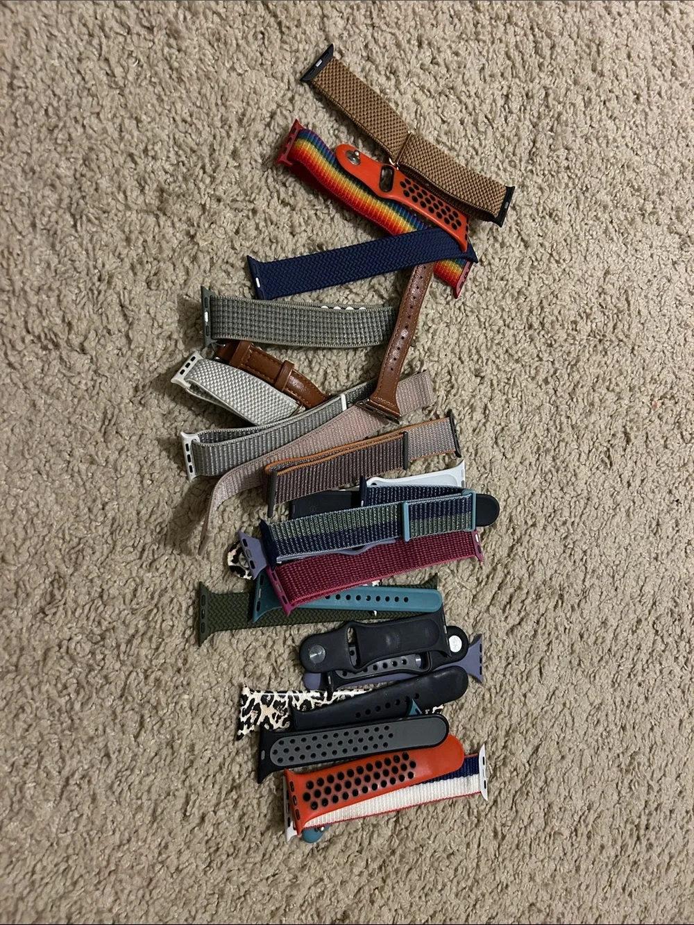 Assorted Apple Watch Bands - Multicolor Collection